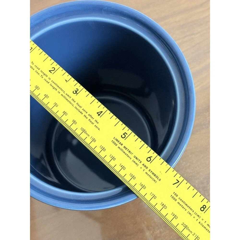 Fiesta Ware 2qt Medium Canister With Lid Lapis Blue